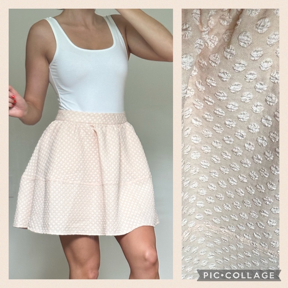 Express Pink Peach Circle Skirt